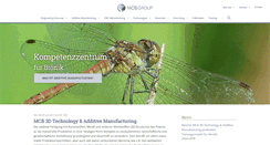 Desktop Screenshot of mcb-group.com